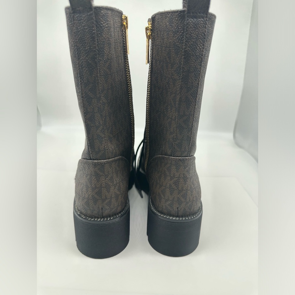 Michael Kors Bryce Combat Boots Women’s Size 8 - Like New, Blockbuster Price! - Picture 6 of 10